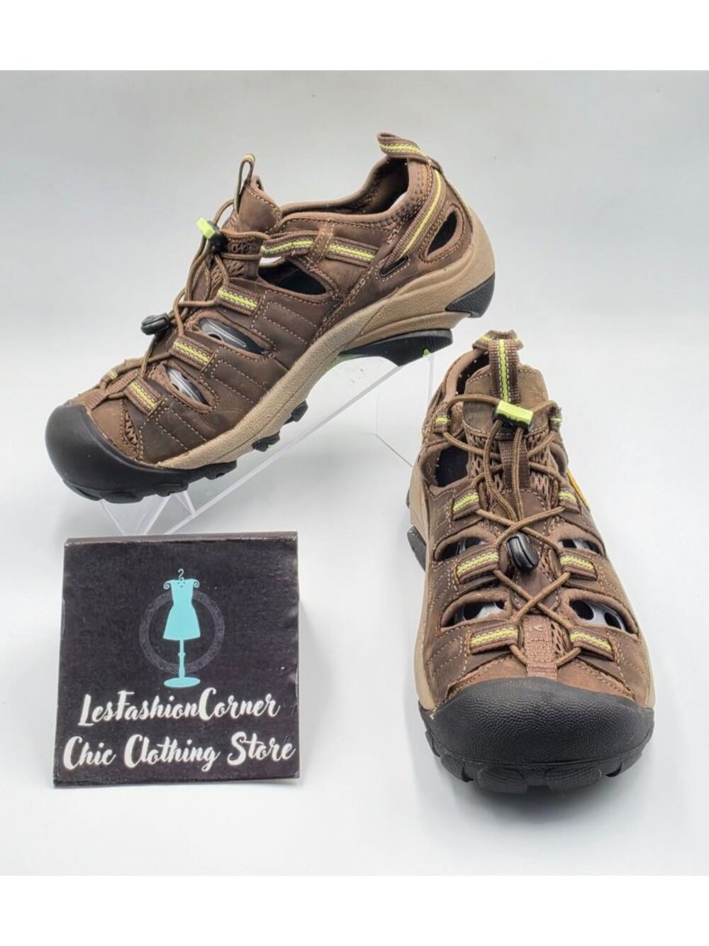 KEEN Women's Brown Arroyo II Waterproof Fisherman Hiking Sandals Size 9.5 3988